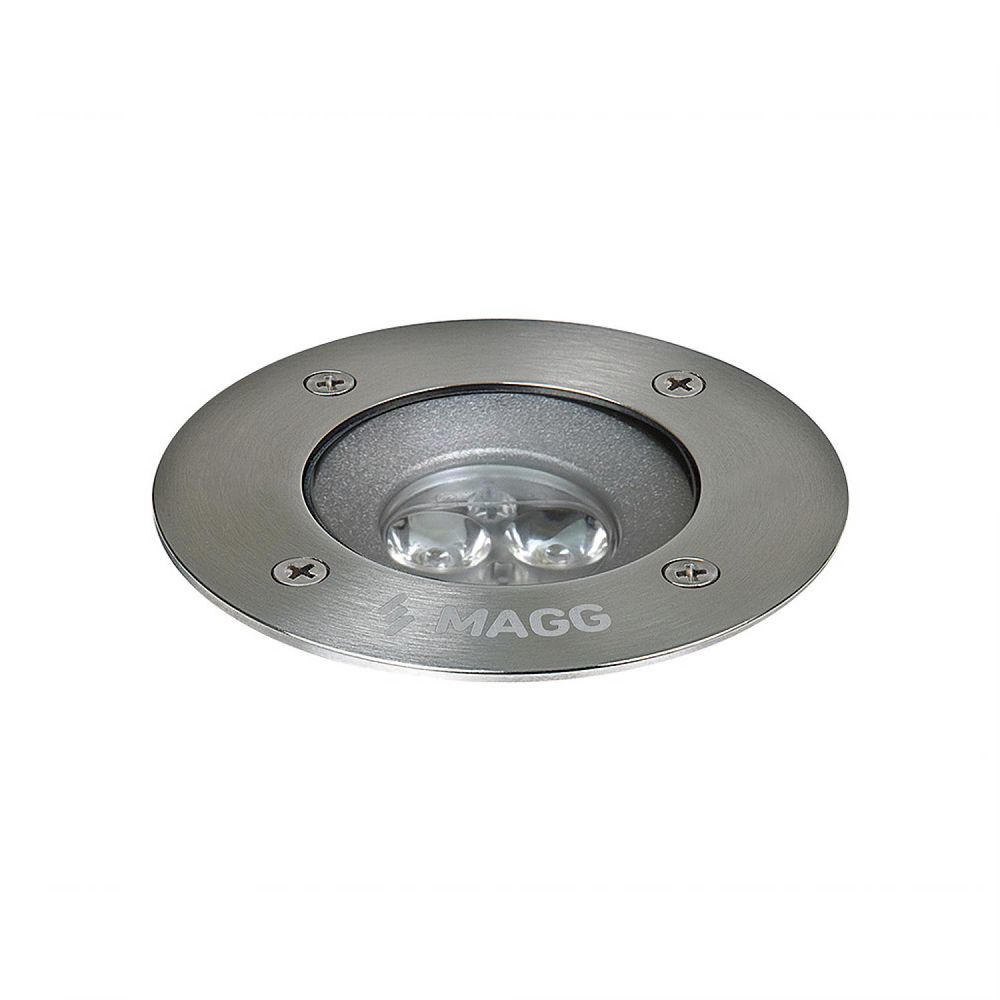 Lámpara LED Ep 100 DUO 6W 20° Acero Inoxidable MAGG masluz