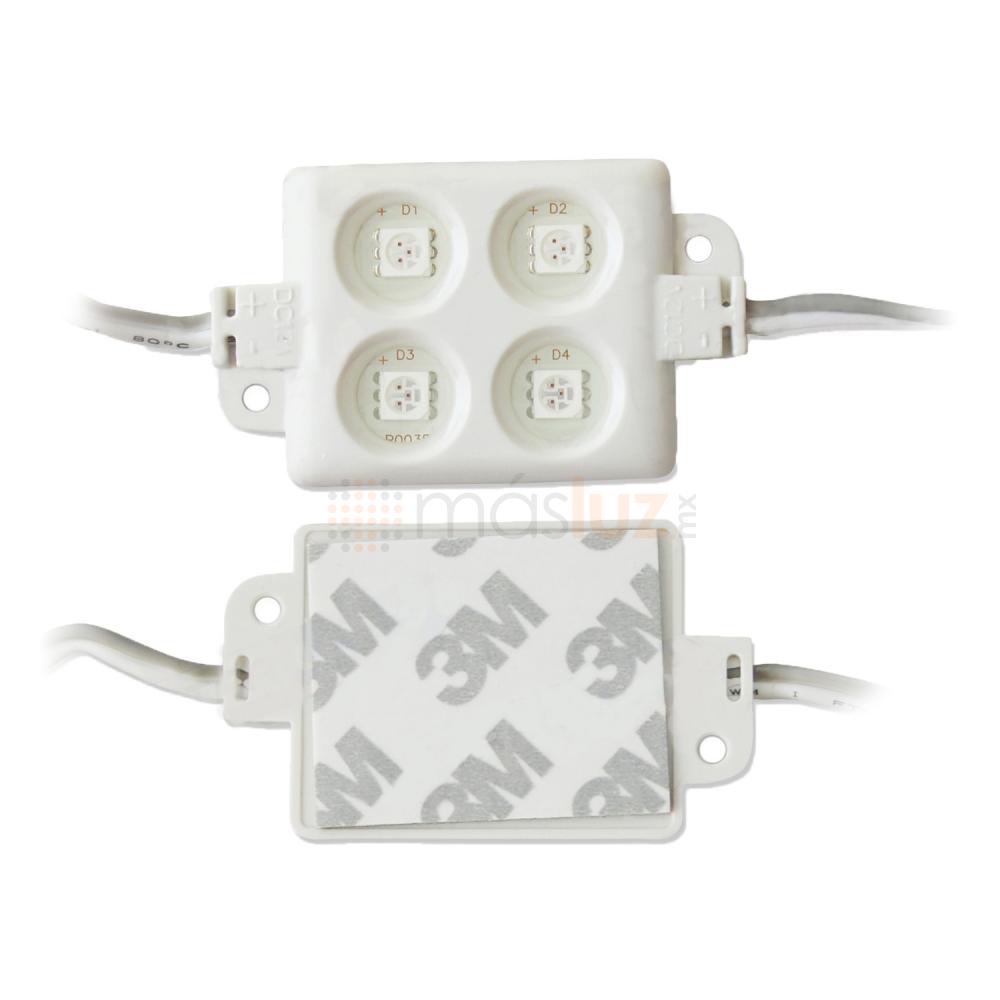 Modulo de Pvc con 4 LEDS Smd 5050 - masluz