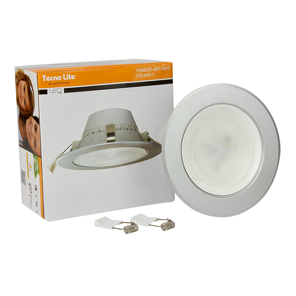 Ceiling / Down Light Techo/Plafón Led 9w Satinado 4000k Tecnolite Ydmled001/40/S masluz