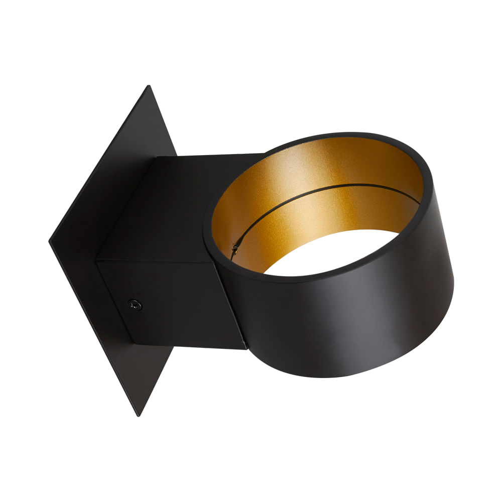 Arbotante Pared Led 5w Negro 3000k Tecnolite Tlled407/30/N masluz