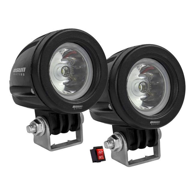 par de faros led diseno redondo y o