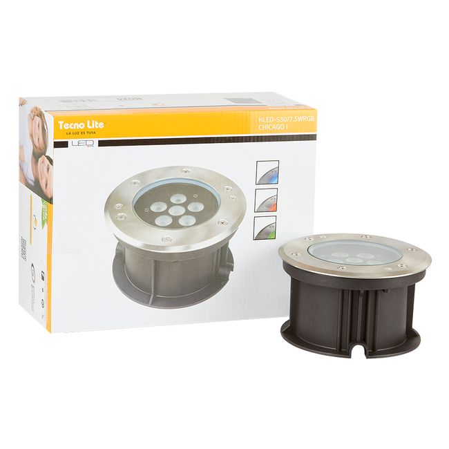 lampara piso sumergible led rgb chicago